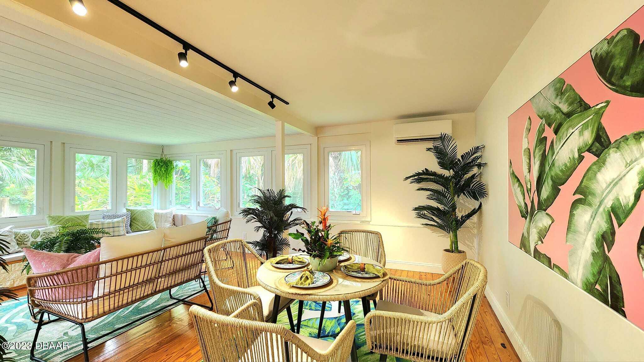 912 North Halifax Drive Ormond Beach, FL 32176 - Photo 24 of 65 a view of a dining room with furniture window and outside view