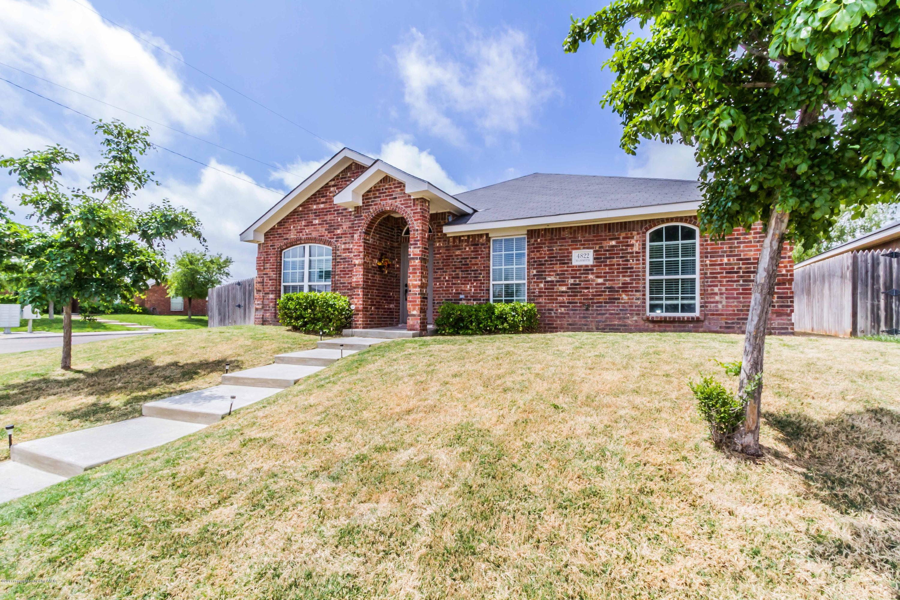 4822 Mammoth Lane Amarillo, TX 79110 - Photo 2 of 38 FRONT VIEW 2