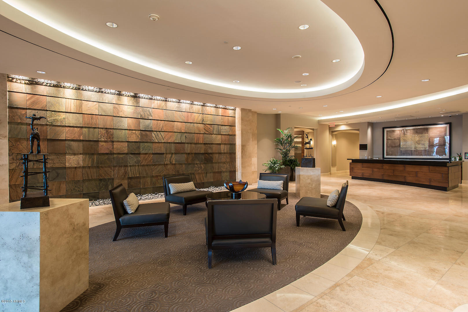 2211 East Camelback Road, Unit 304 Phoenix, AZ 85016 - Photo 12 of 34 Lobby with Concierge
