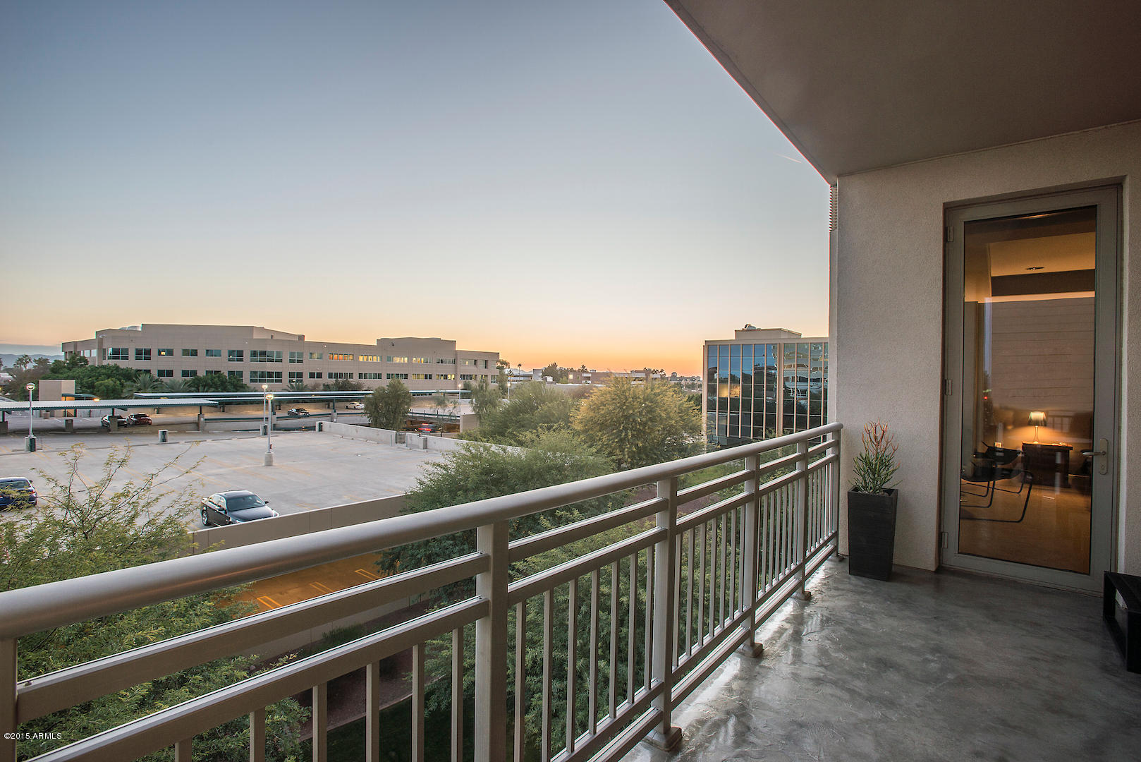 2211 East Camelback Road, Unit 304 Phoenix, AZ 85016 - Photo 26 of 34 Views from your balcony