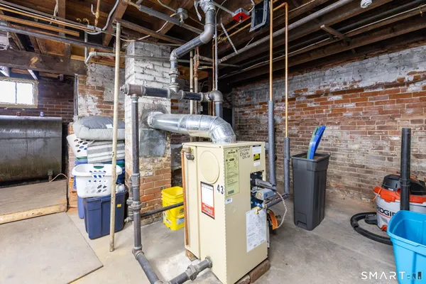 a view of storage and utility room