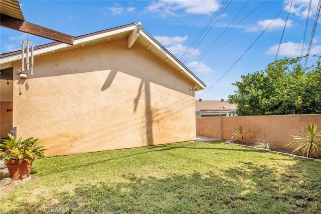 a view of a porch with seating space