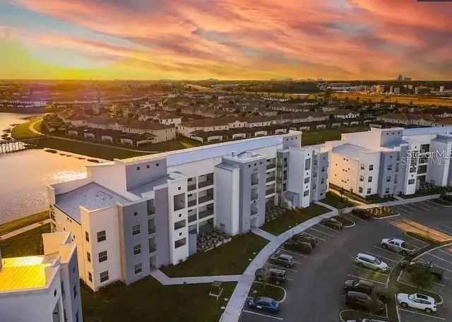 a dining room with furniture and a table