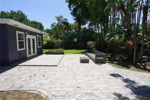 a house with garden in front of it