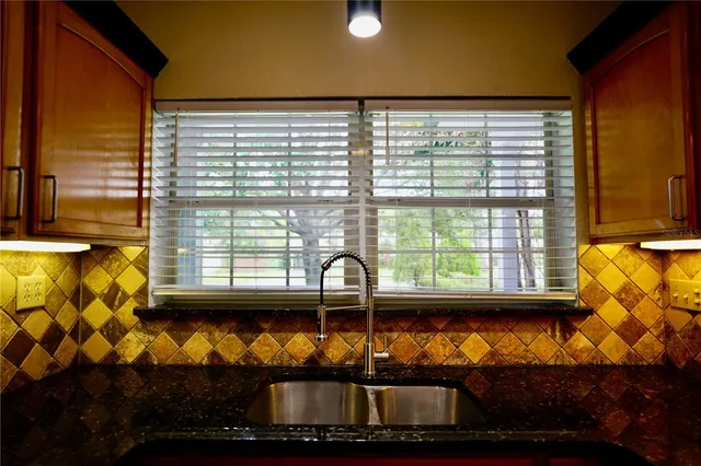 a view of a large window