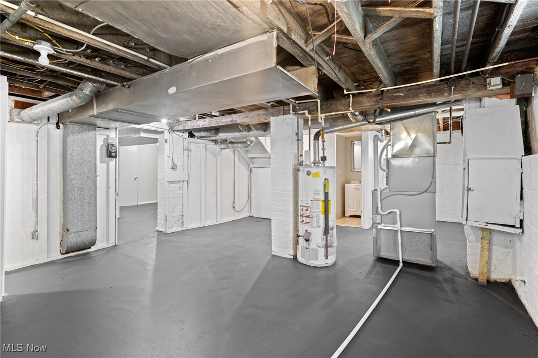 2195 Barrington Road Cleveland, OH 44118 - Photo 46 of 50 Basement with heating unit and water heater