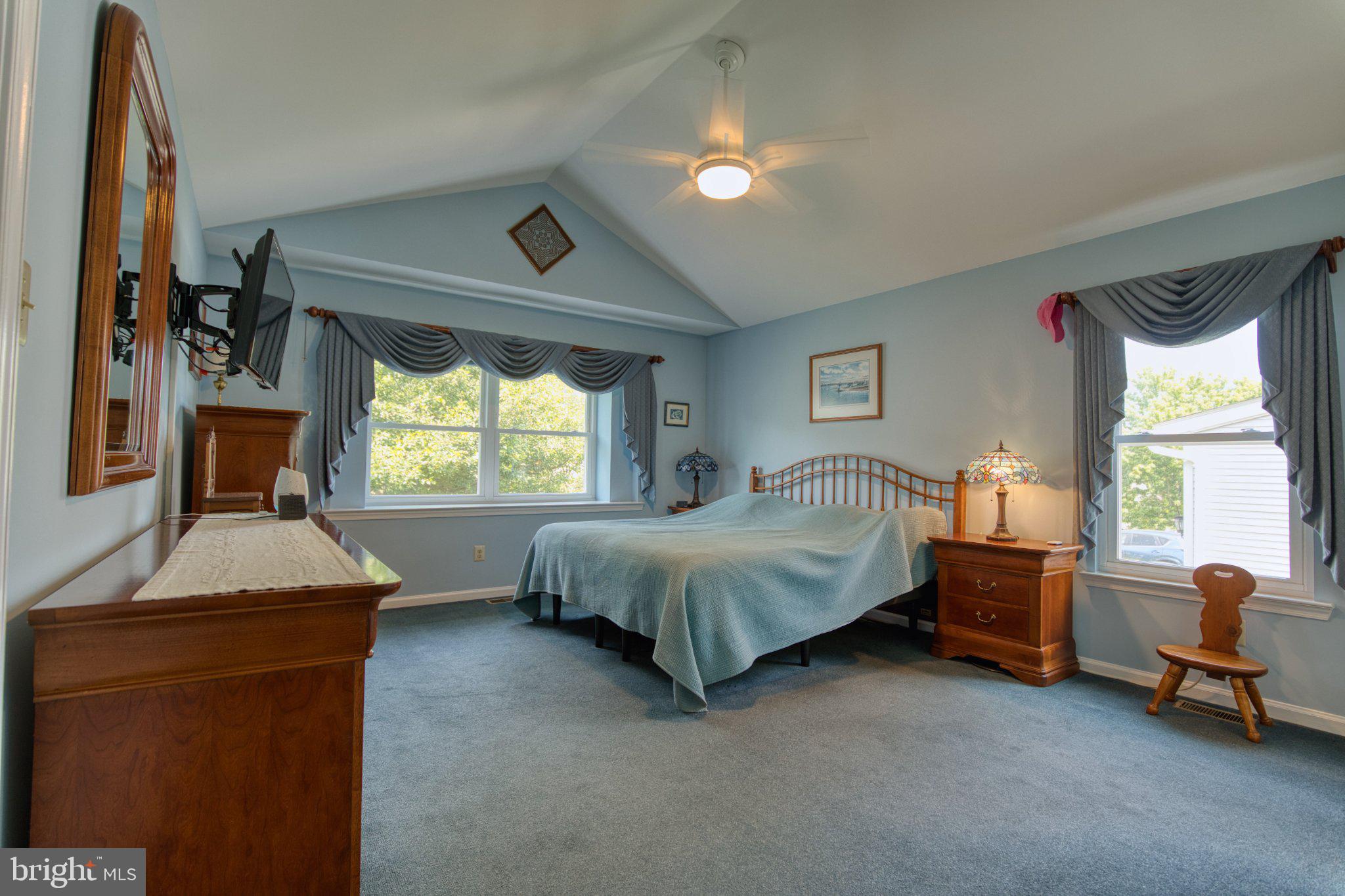 641 Stewart Road Collegeville, PA 19426 - Photo 22 of 32 Primary suite with vaulted ceiling