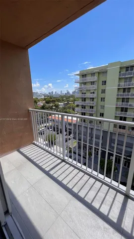 a view of balcony with city view