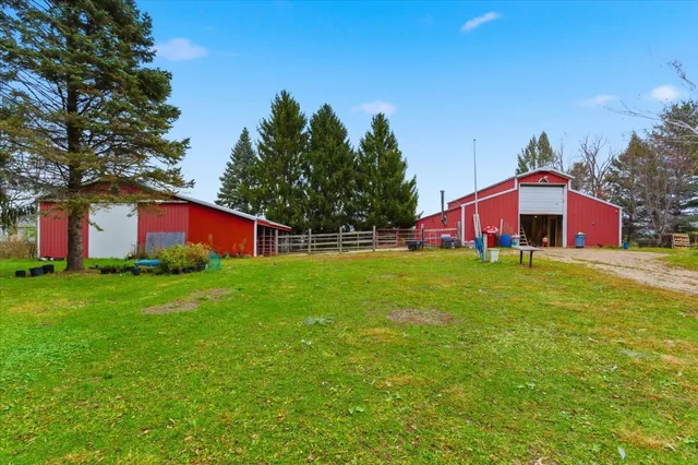 a front view of house with garden