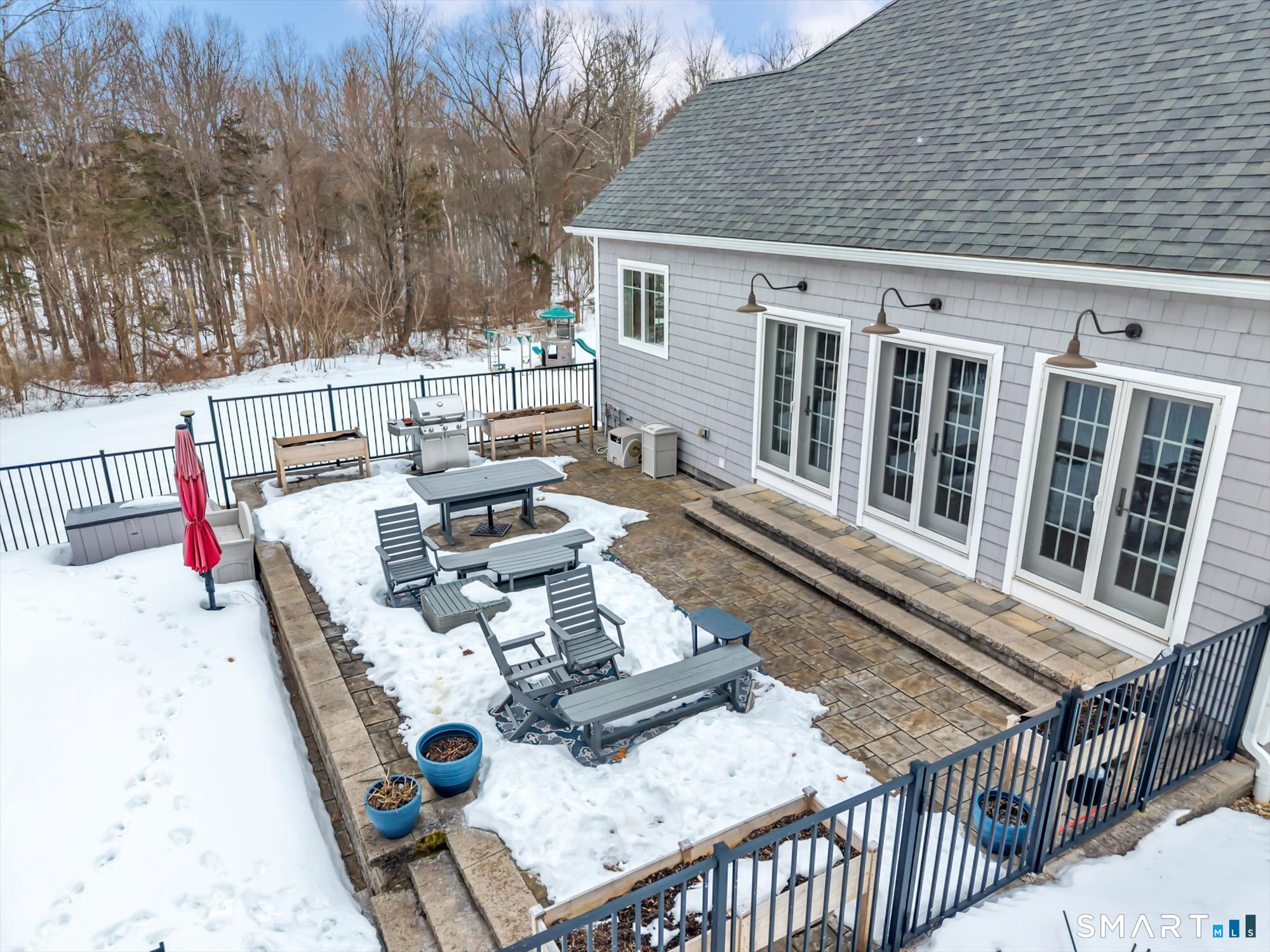 55 R N Road Cromwell, CT 06416 - Photo 5 of 40 Large Patio with Pool & Fire Pit