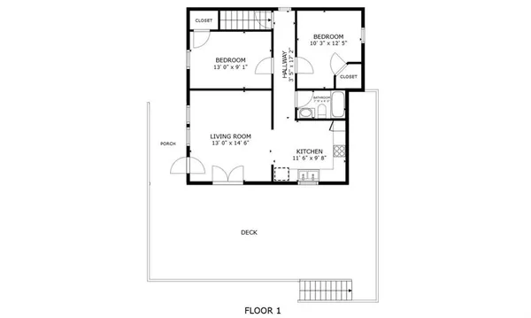 a picture of a bench in a building