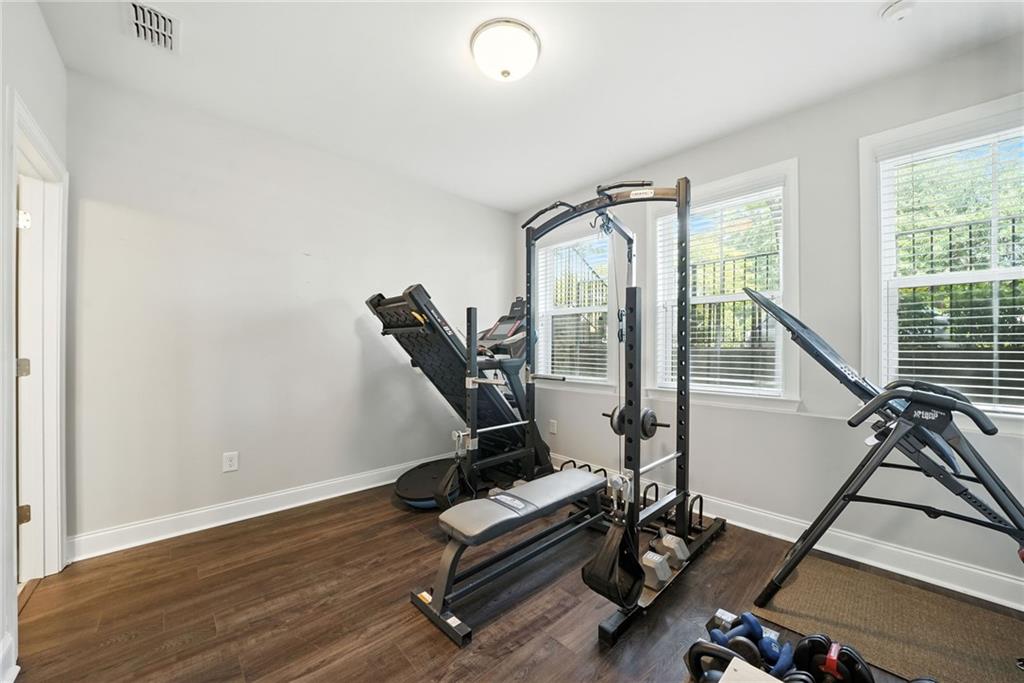 705 Bismark Road Northeast Atlanta, GA 30324 - Photo 23 of 41 a view of a room with gym equipment
