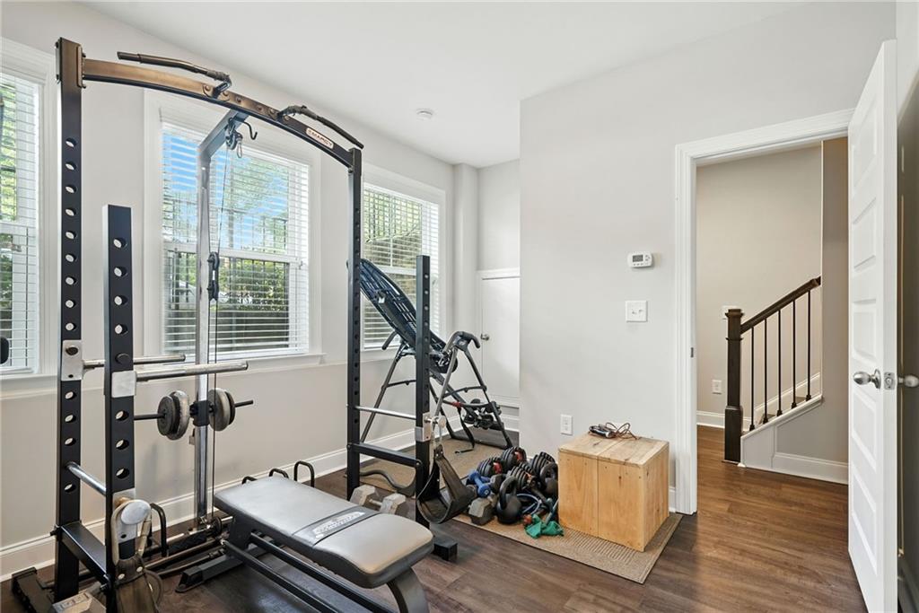 705 Bismark Road Northeast Atlanta, GA 30324 - Photo 24 of 41 a view of a room with gym equipment