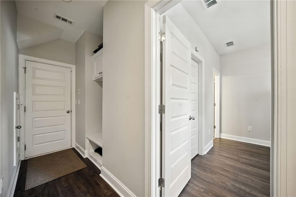 705 Bismark Road Northeast Atlanta, GA 30324 - Photo 26 of 41 wooden floor with white walls