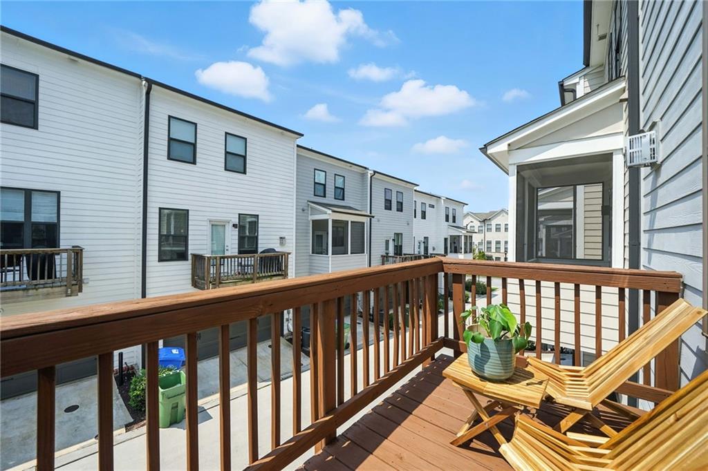 705 Bismark Road Northeast Atlanta, GA 30324 - Photo 27 of 41 a view of a two chairs in the balcony