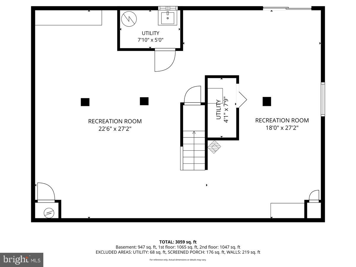 4217 Bill Moxley Road Mount Airy, MD 21771 - Photo 56 of 57 Basement Floorplan