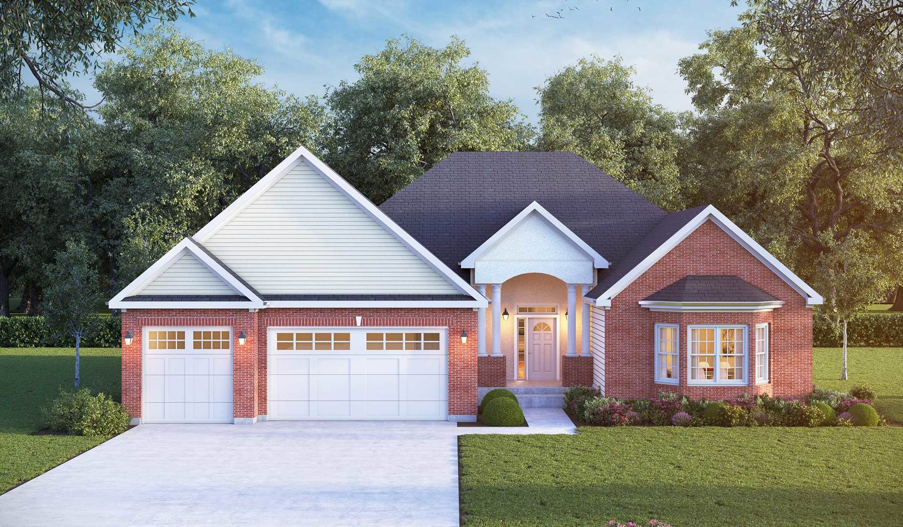 2831 Rood Street Yorkville, IL 60560 - Photo 1 of 17 a front view of a house with garden