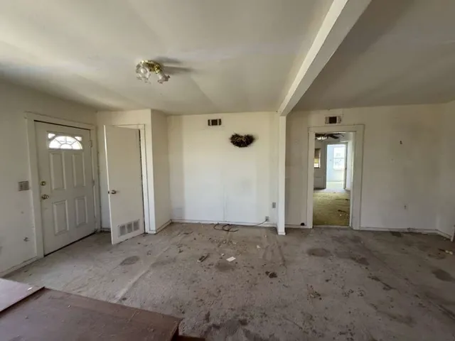 wooden floor in an empty room