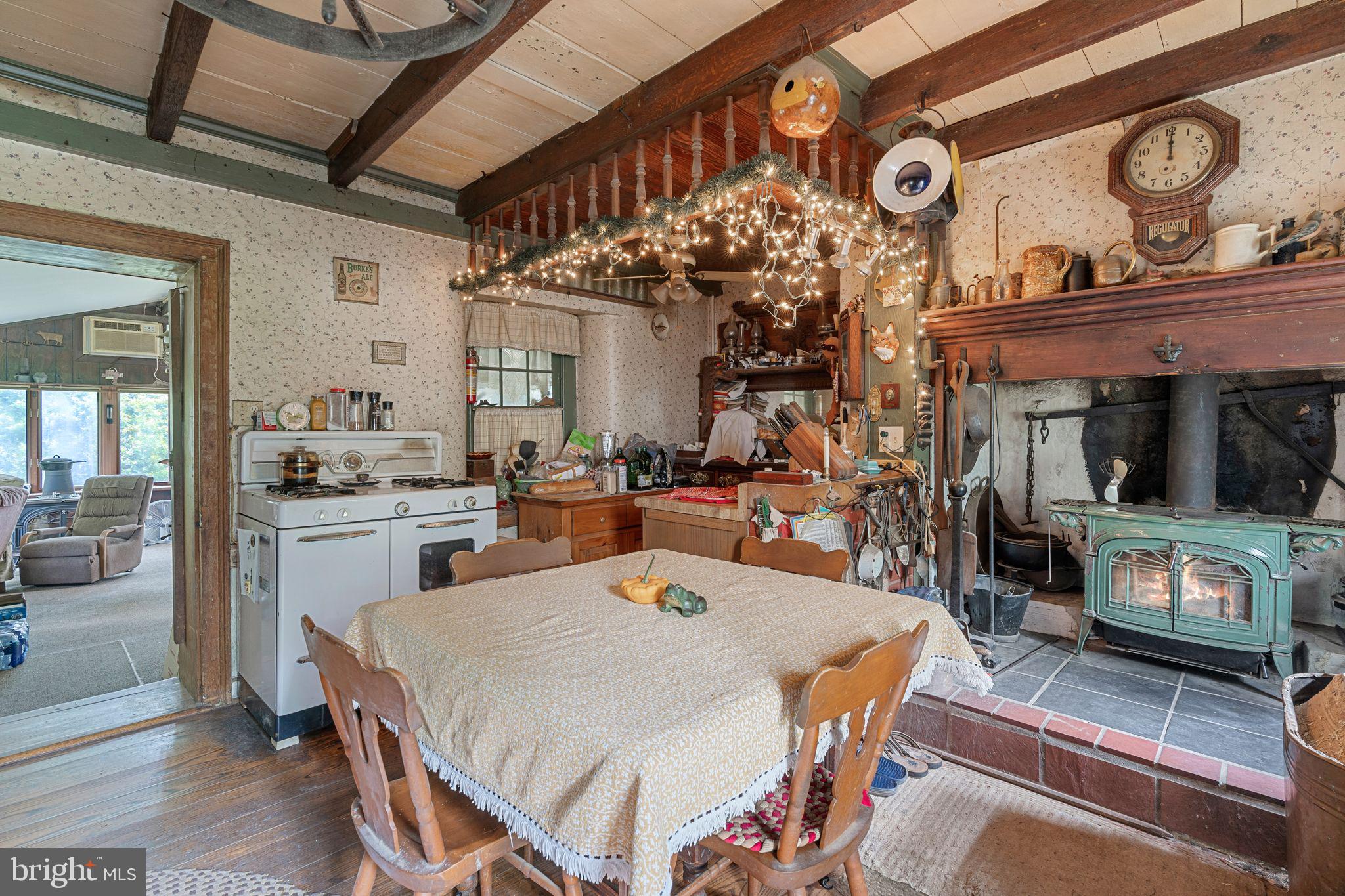 37 Mill Road Birdsboro, PA 19508 - Photo 13 of 72 Kitchen with Walk in fireplace/wood stove