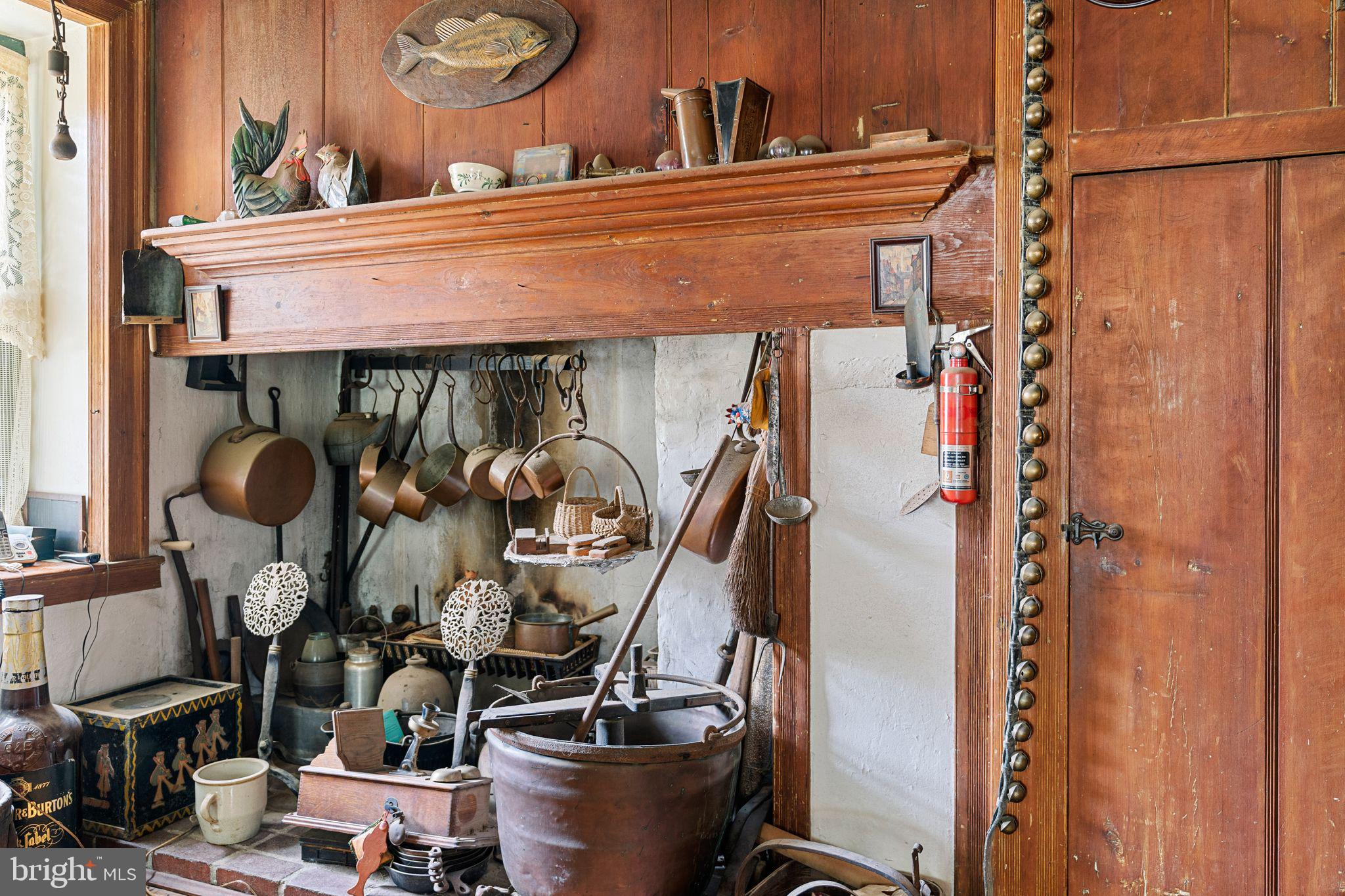 37 Mill Road Birdsboro, PA 19508 - Photo 24 of 72 Walk in fireplace with Pot Crane