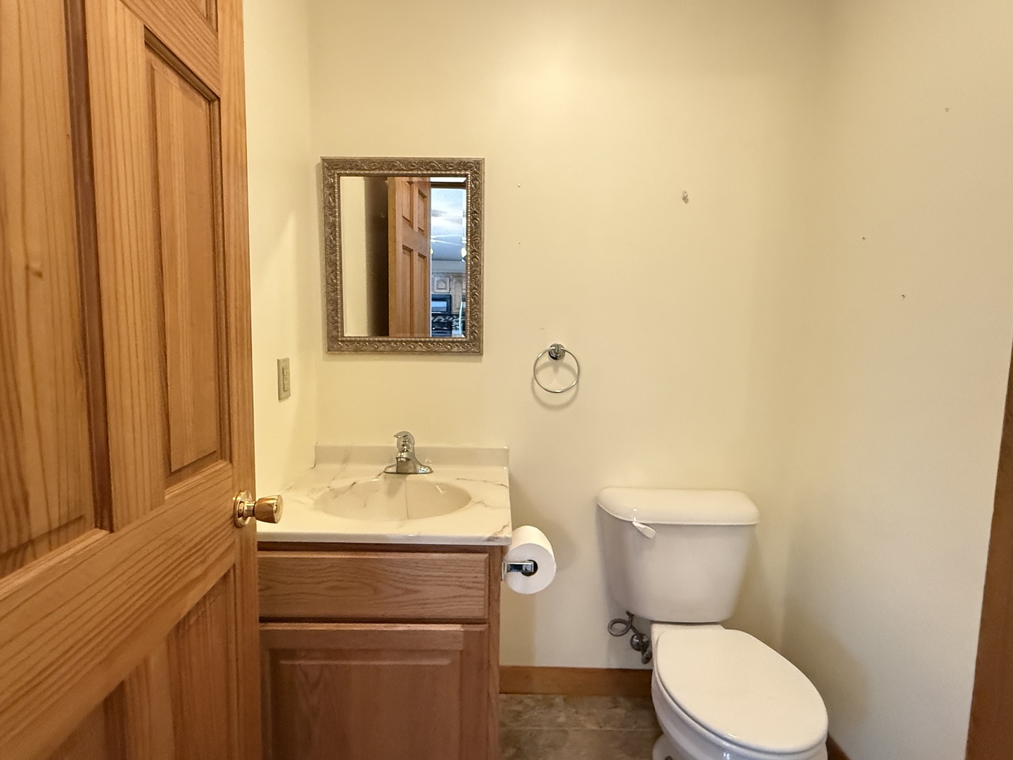 136 Bonnie Brae Road Carbondale, IL 62901 - Photo 15 of 30 a bathroom with a sink and a toilet