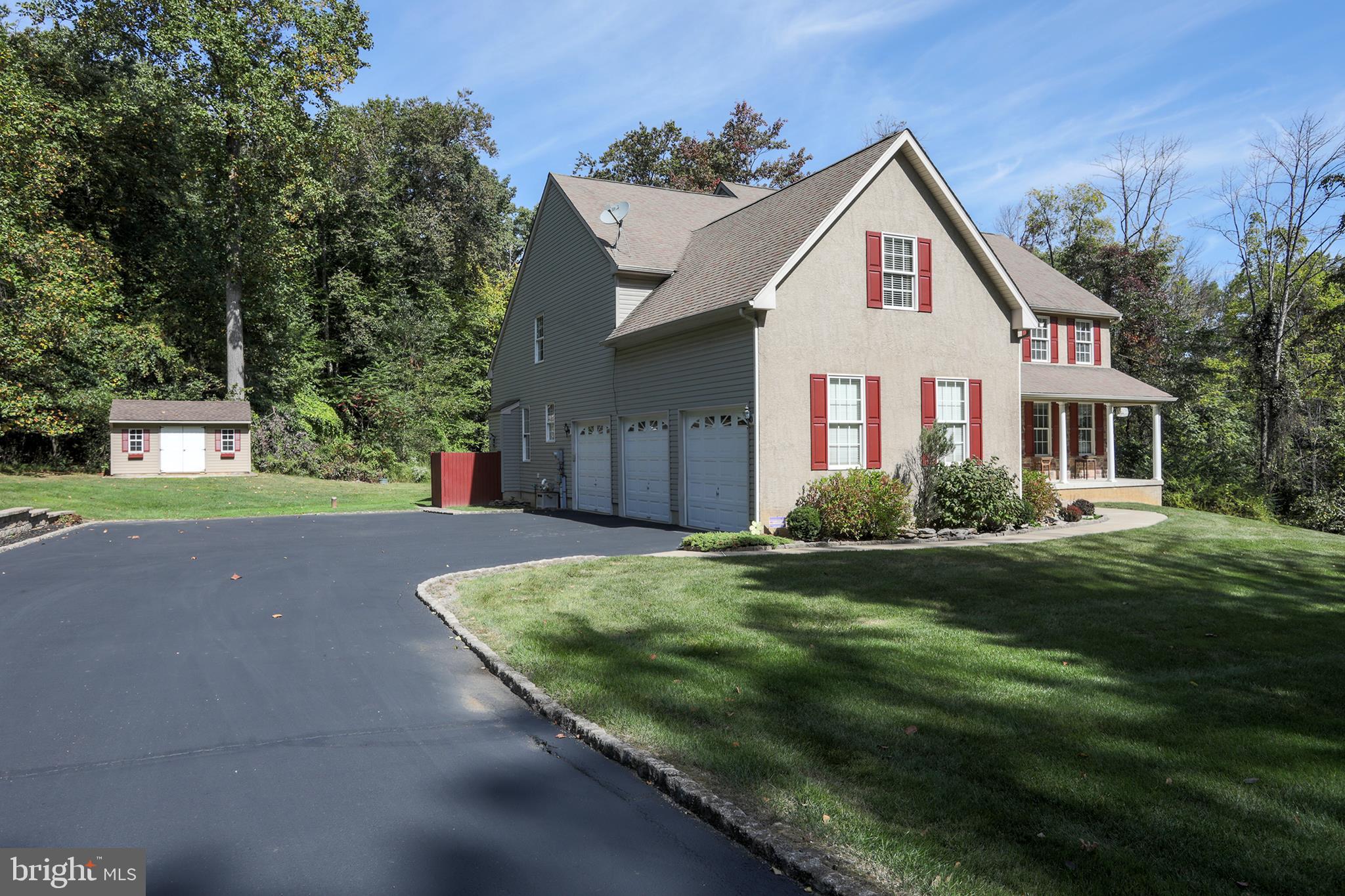 2222 Williams Church Road Hellertown, PA 18055 - Photo 2 of 28 Side entry 3 car garage plus parking for 6+ cars