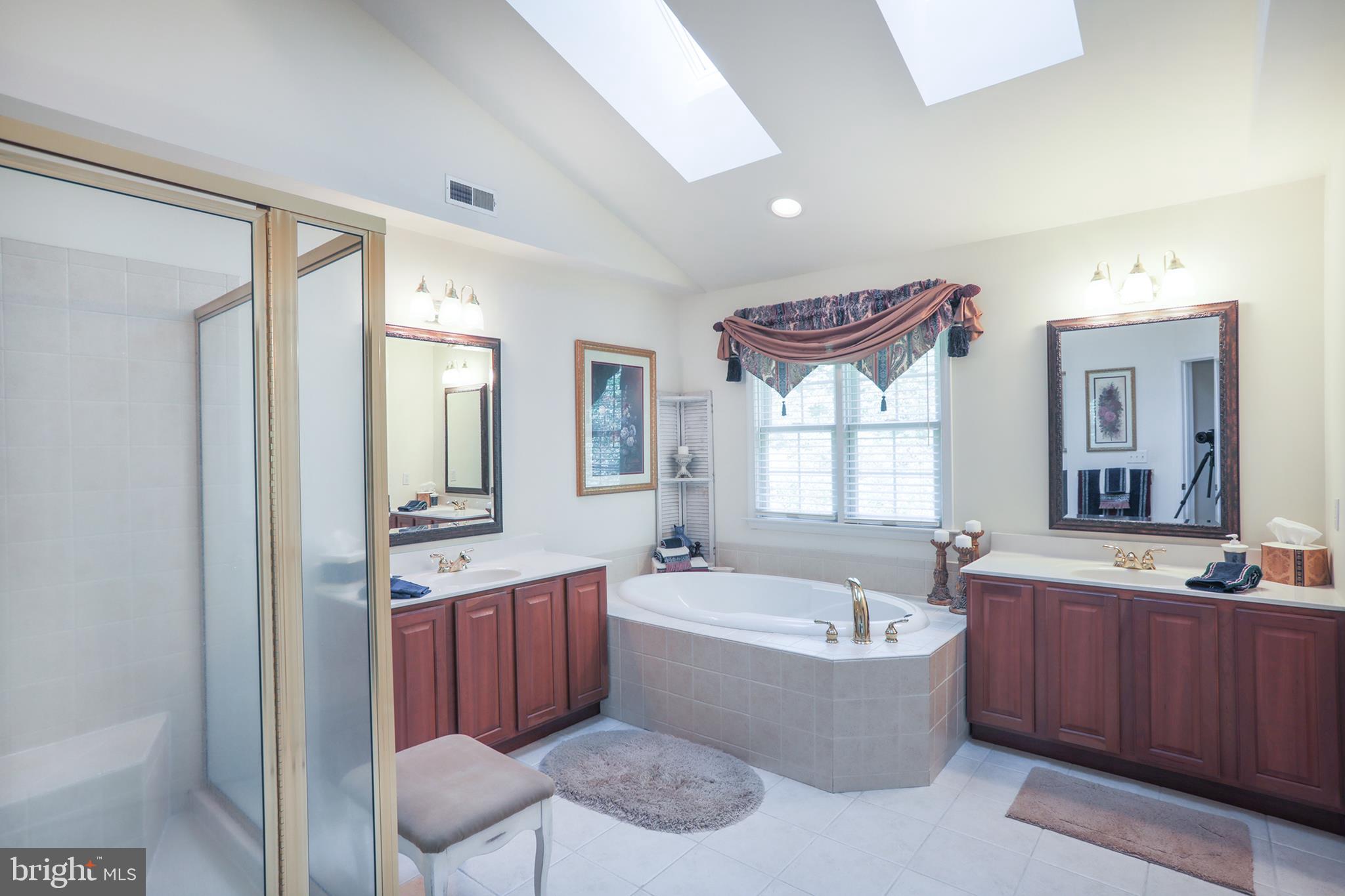 2222 Williams Church Road Hellertown, PA 18055 - Photo 26 of 28 Master bathroom with water closet, skylights,