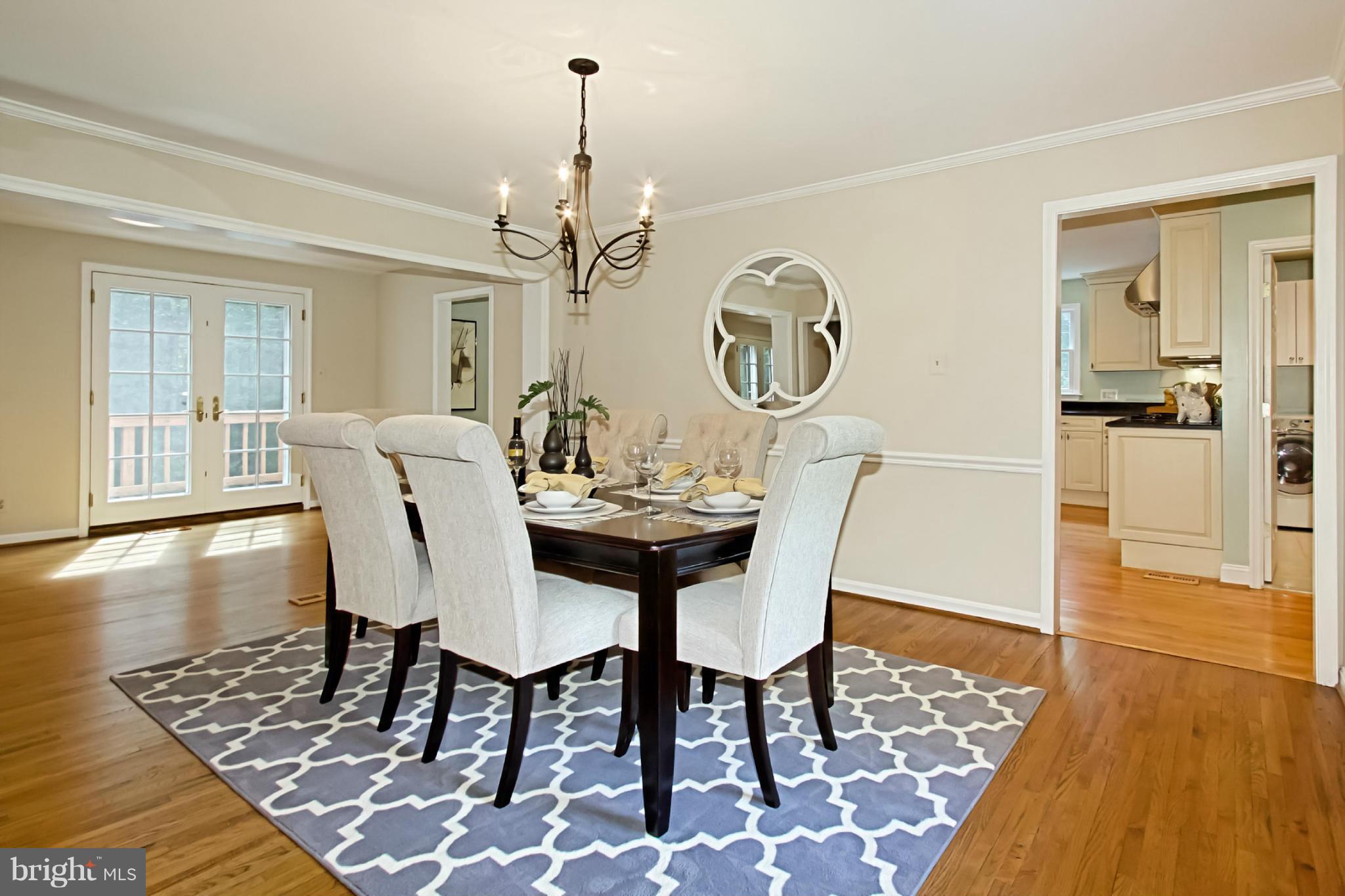435 Utterback Store Road Great Falls, VA 22066 - Photo 6 of 30 Dining Room opens onto galley room
