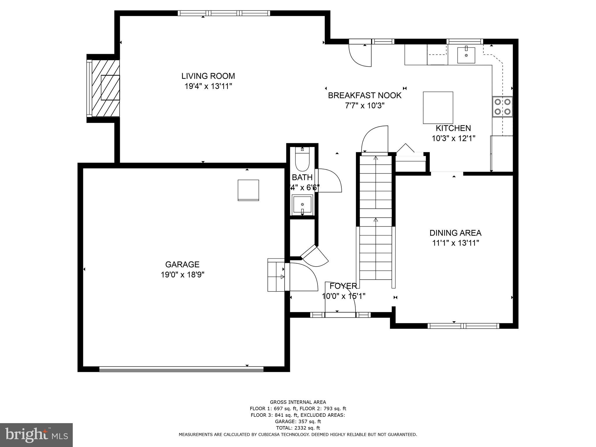 1309 Longbow Road Mount Airy, MD 21771 - Photo 59 of 60 Mian Level Floor Plan