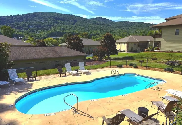 a view of a house with pool