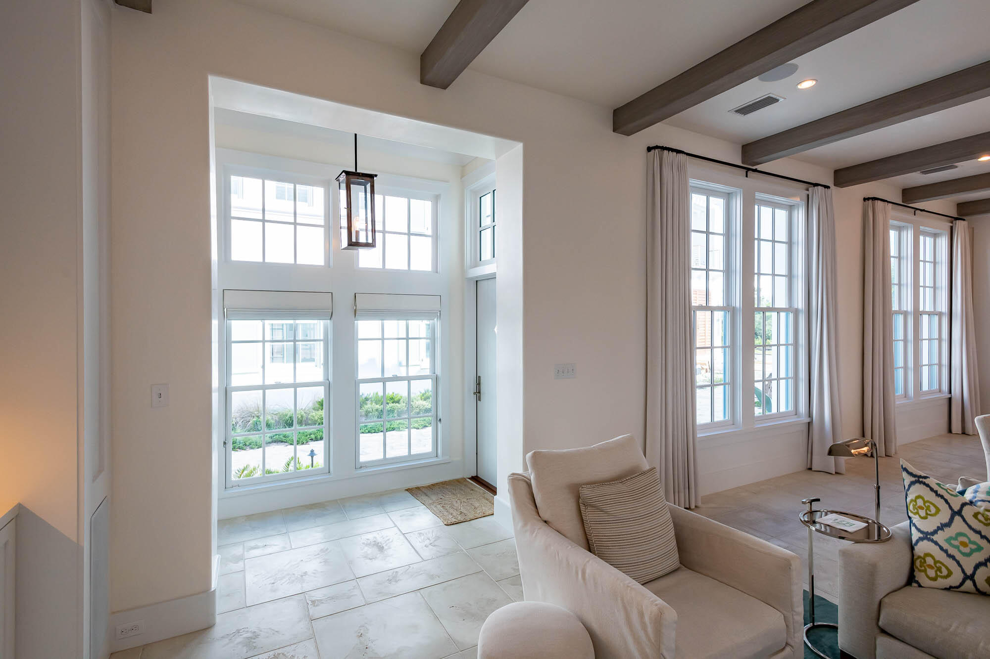 24 Sea Star Ct Inlet Beach Inlet Beach, FL 32461 - Photo 8 of 63 a living room with furniture and a large window