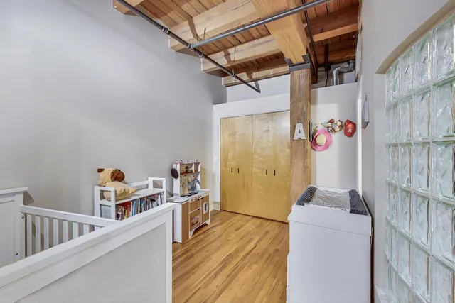 a room with storage and utility