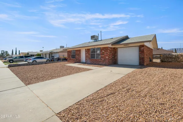 a view of a house with a patio