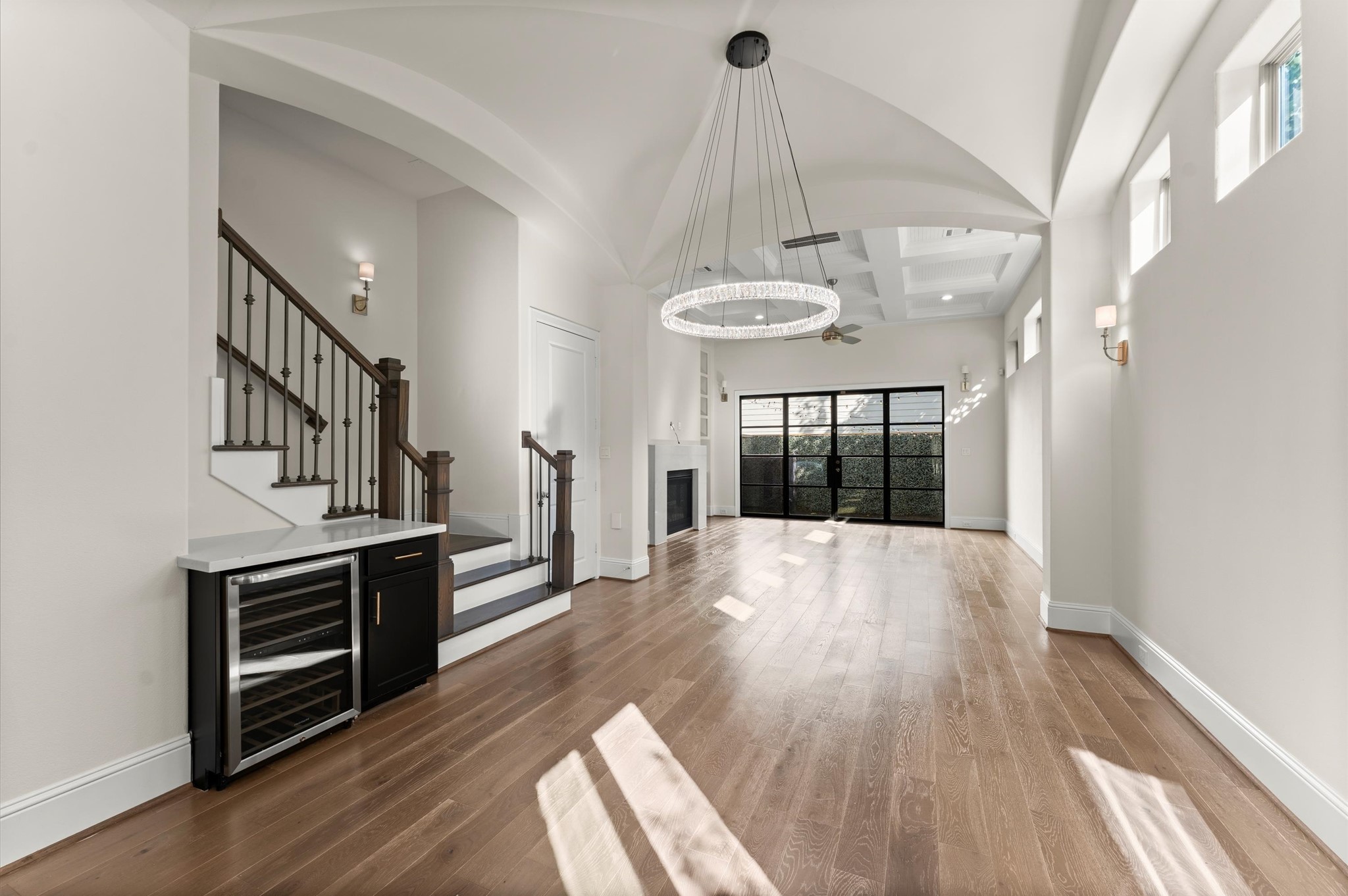 1902 West 25th Street Houston, TX 77008 - Photo 26 of 49 a view of a kitchen with a sink wooden floor and a window