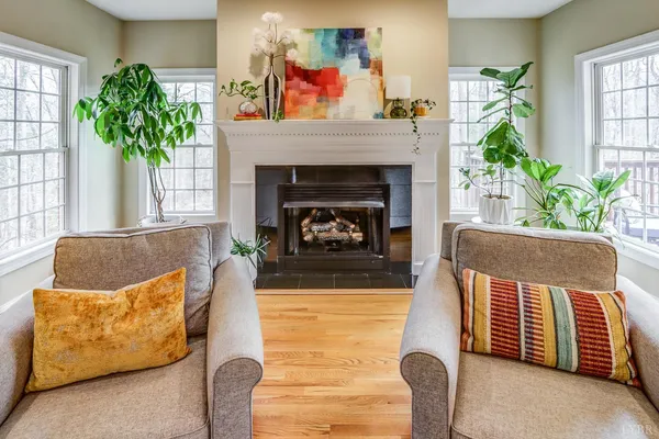 a view of a house with a outdoor space