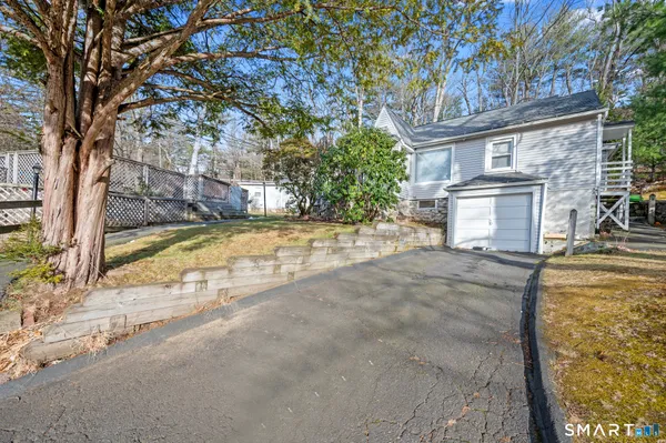 a view of a house with a swimming pool