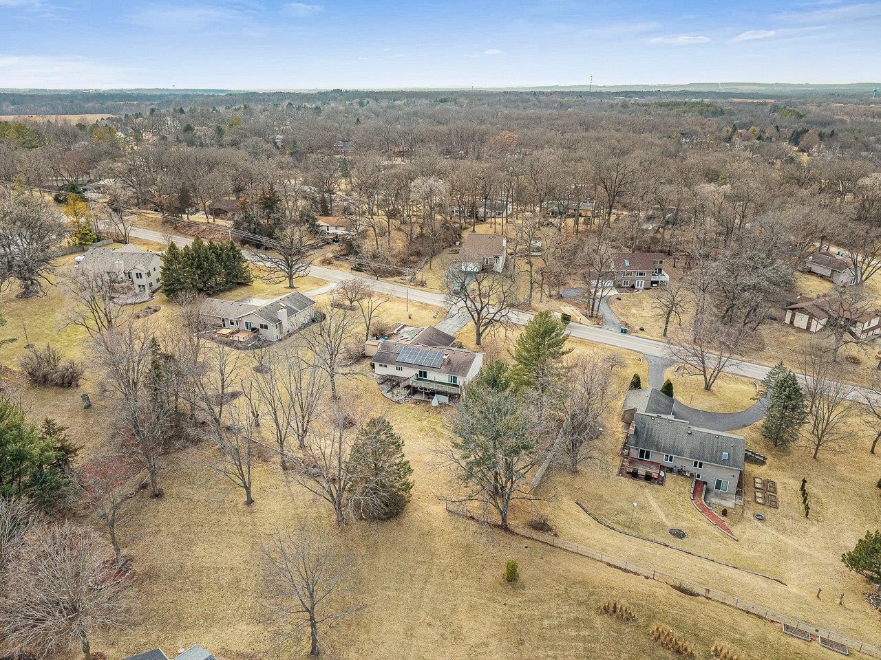 10383 Atwood Road Roscoe, IL 61073 - Photo 40 of 42 an aerial view of residential houses with outdoor space