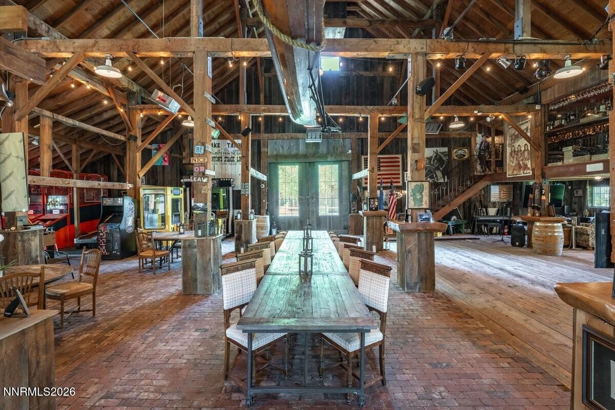 1949 Glenbrook Inn Road Glenbrook, NV 89413 - Photo 21 of 57 Barn Interior Dining Hall