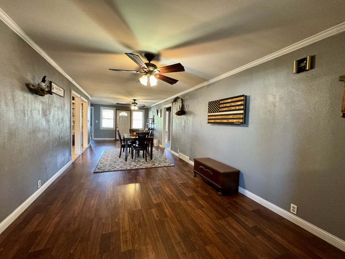 212 Mitchell Street Benton, IL 62812 - Photo 16 of 40 a view of a livingroom with furniture and a ceiling fan