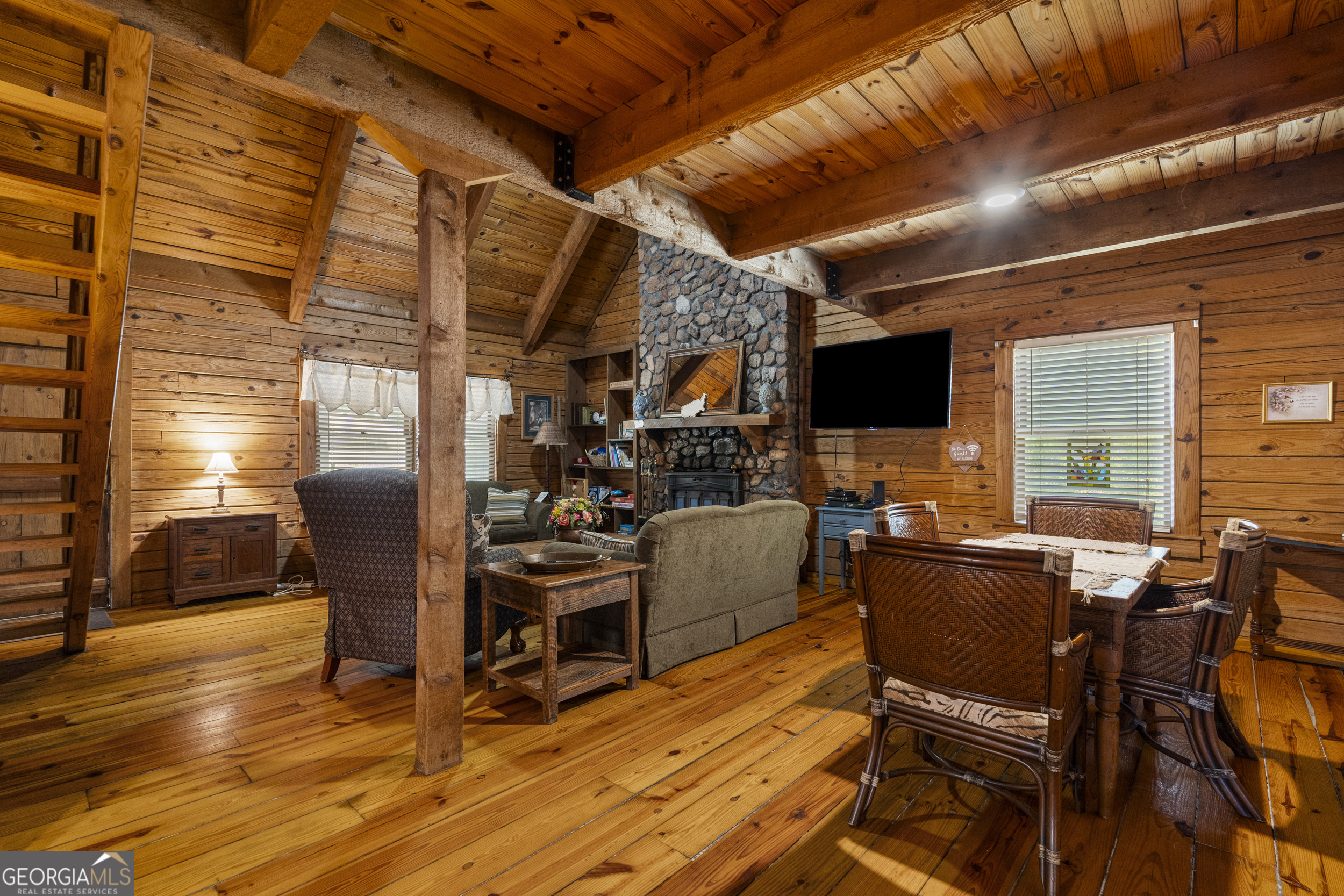 299 South L Street Hamilton, GA 31811 - Photo 6 of 36 a view of a dining room with furniture window and wooden floor