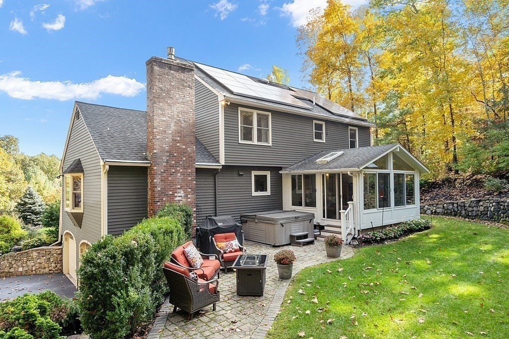 5 Abby Road Westford, MA 01886 - Photo 39 of 41 a front view of a house with garden and porch