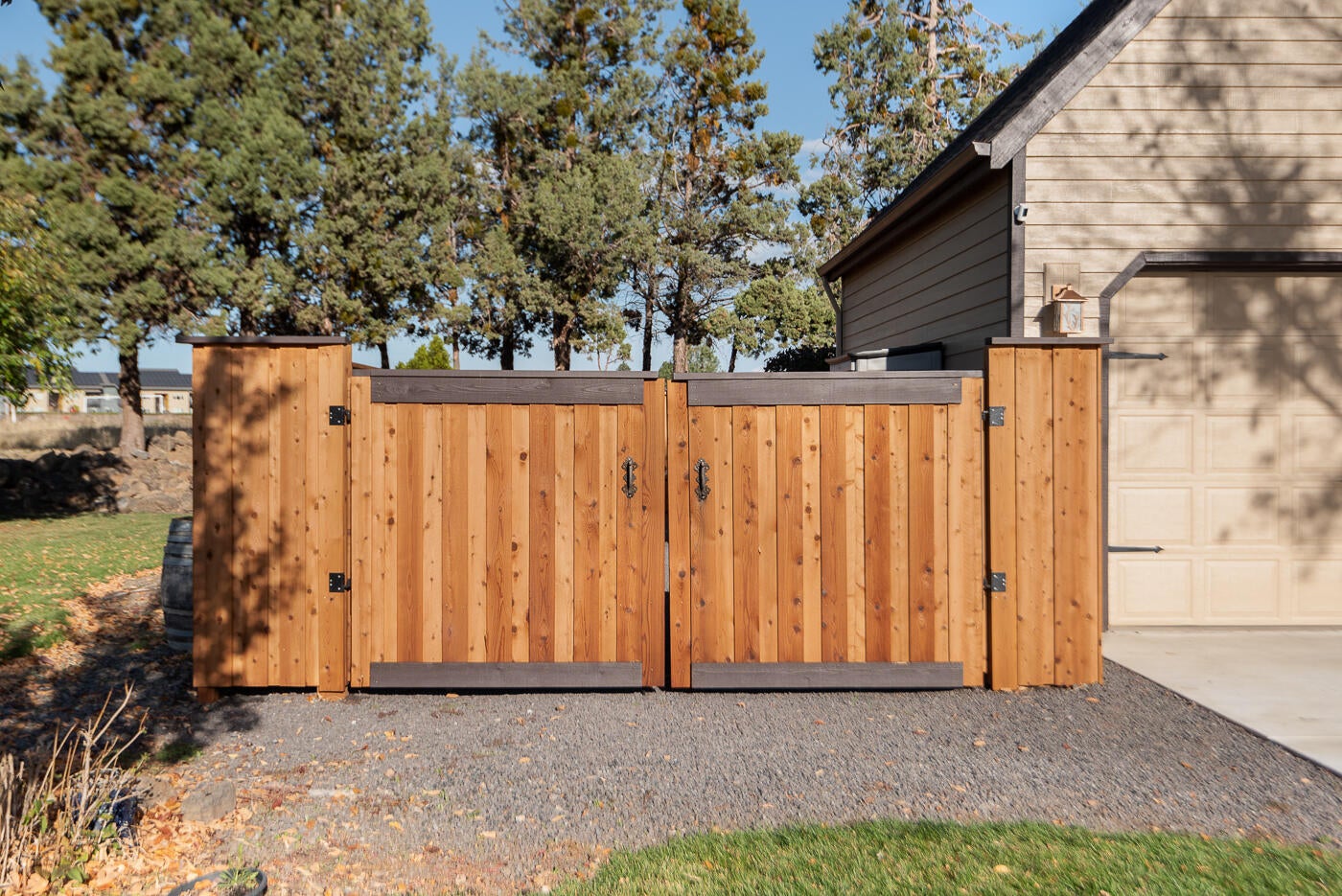 3379 Northeast Stonebrook Loop Bend, OR 97701 - Photo 16 of 21 gate to rv parking