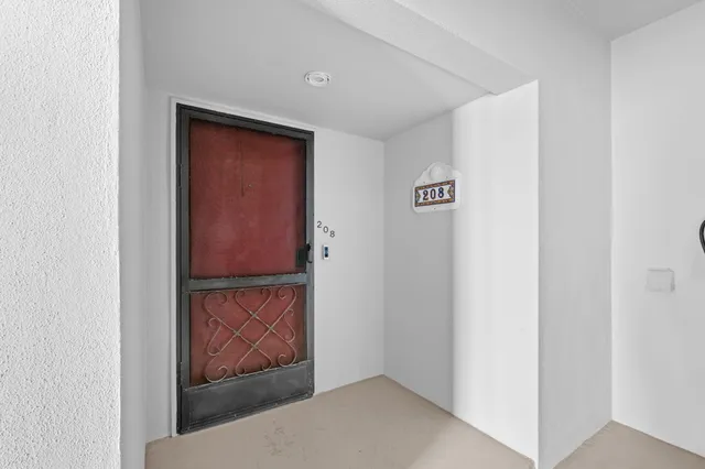 a view of front door