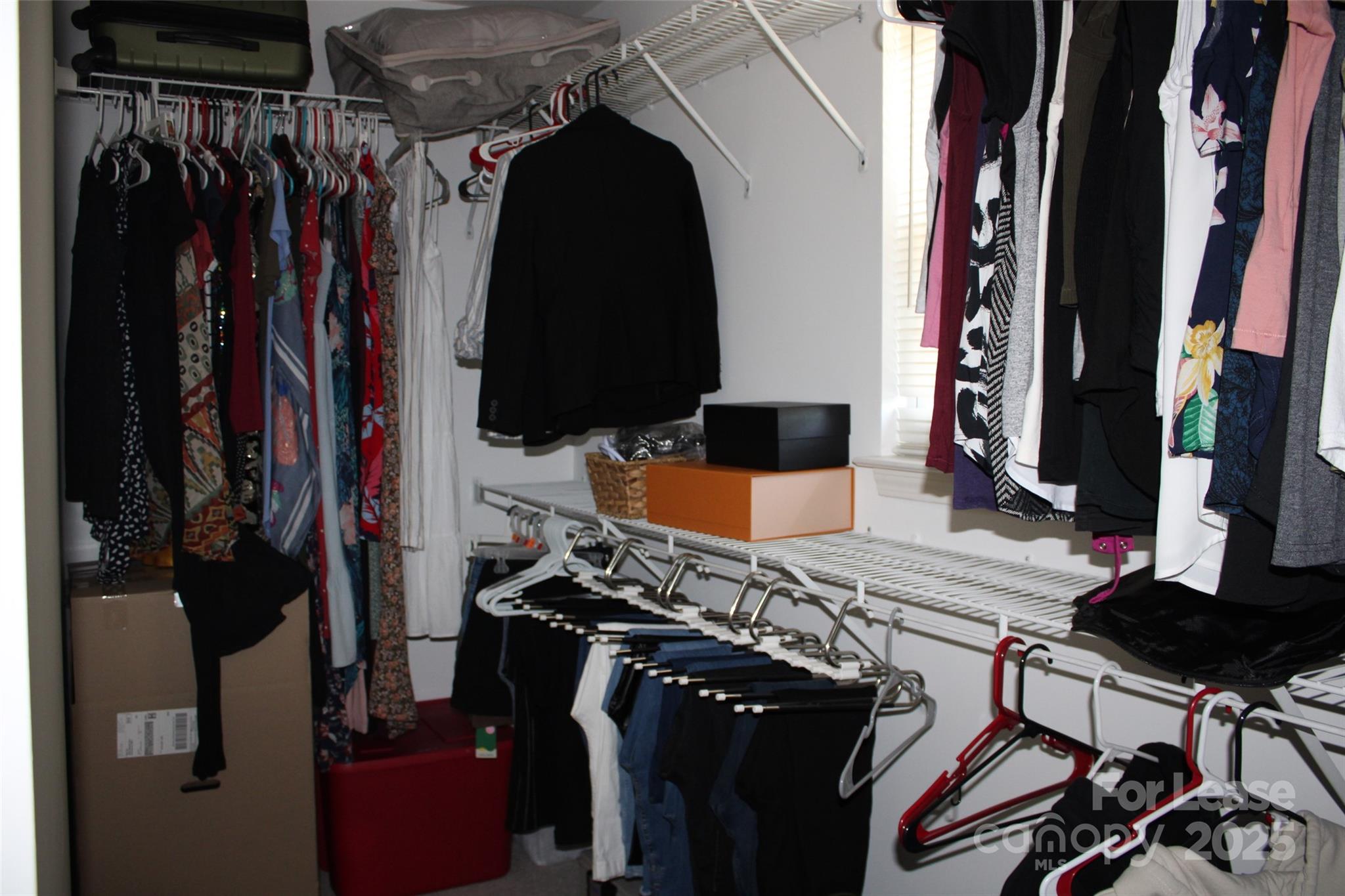 18630 Oakhurst Boulevard Cornelius, NC 28031 - Photo 13 of 20 a view of walk in closet with clothes and shoes