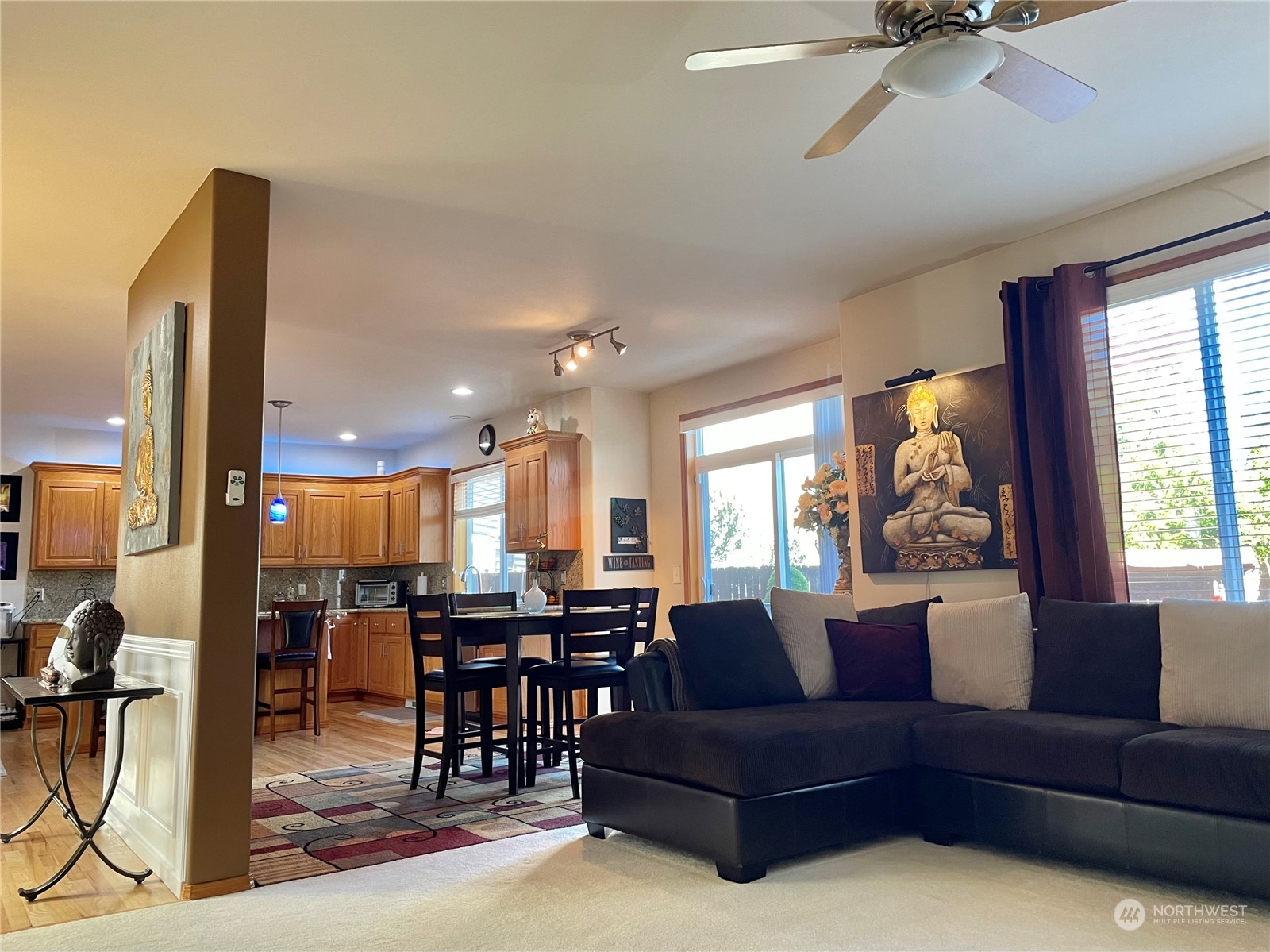 113 181st Street Southwest Bothell, WA 98012 - Photo 4 of 26 a living room with furniture and a large window