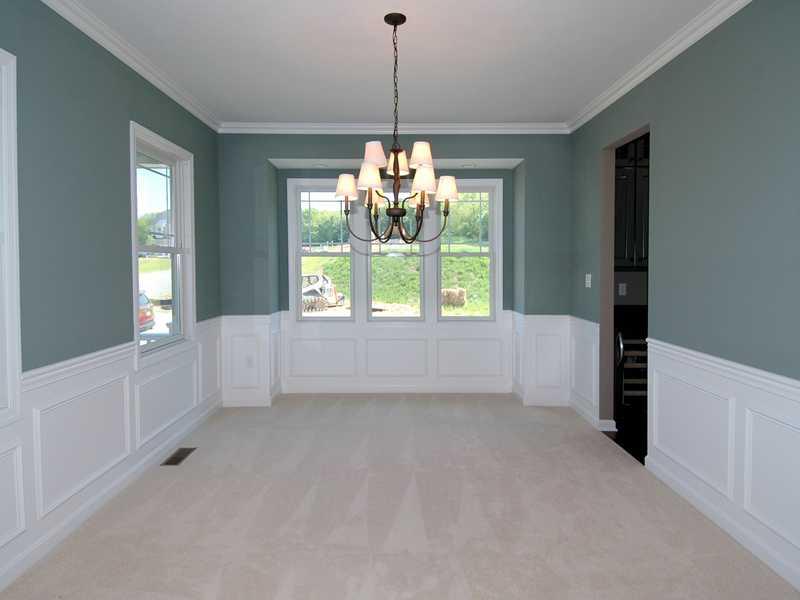 100 Granite Ridge Circle Mars, PA 16046 - Photo 6 of 25 Dining Room. Formal dining with crown molding and wainscot panels
