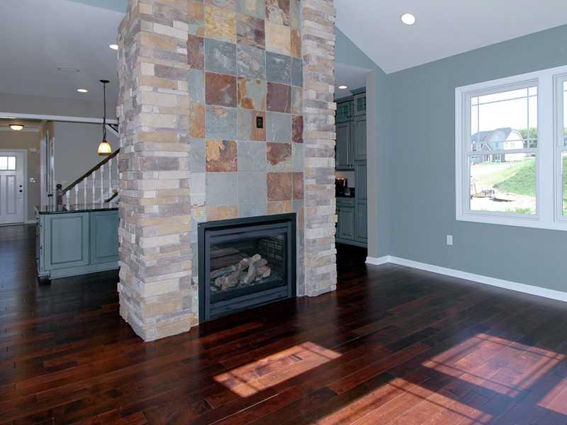 100 Granite Ridge Circle Mars, PA 16046 - Photo 7 of 25 1st Floor Plan. 2 way fireplace is situated between the kitchen and sunny morning room