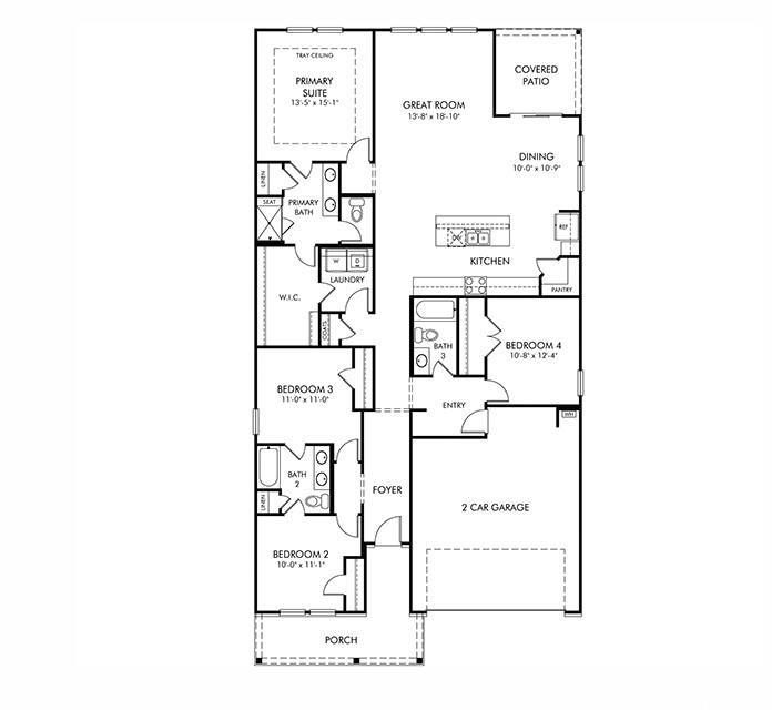 8206 Energize Drive Longs, SC 29568 - Photo 3 of 3 View of floor plan / room layout