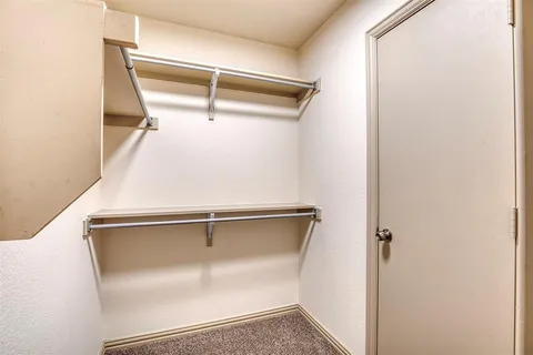 a close view of closet