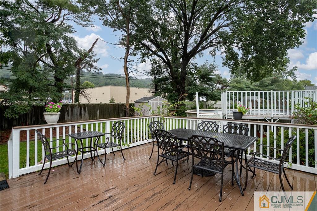 460 Warfield Road North Plainfield, NJ 07060 - Photo 27 of 29 a view of a wooden deck with furniture